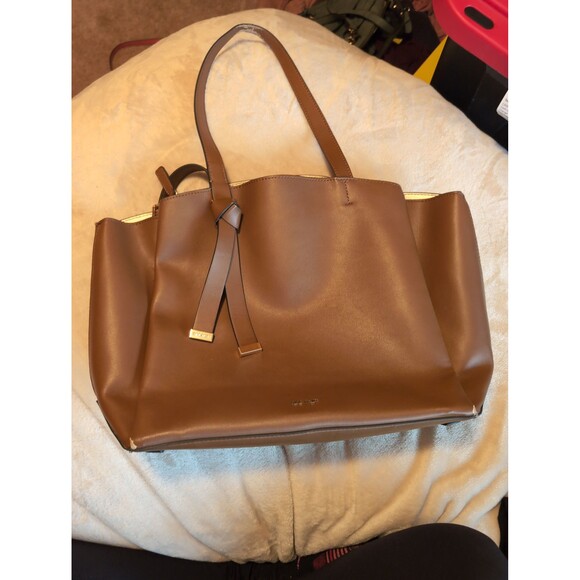 Brown nine west shoulder bag purse - Picture 1 of 9